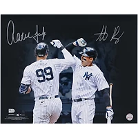 Aaron Judge & Anthony Rizzo New York Yankees Dual-Signed 16'' x 20'' Celebration Photograph