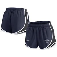 Women's Nike Navy Dallas Cowboys Plus Size Tempo Shorts