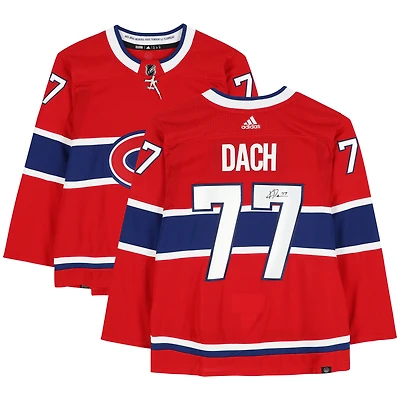 Kirby Dach Montreal Canadiens Autographed Adidas Authentic Jersey
