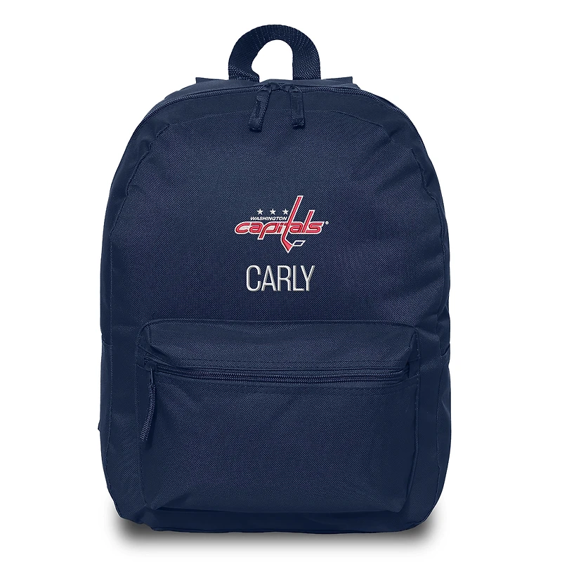 Navy Washington Capitals Personalized Backpack