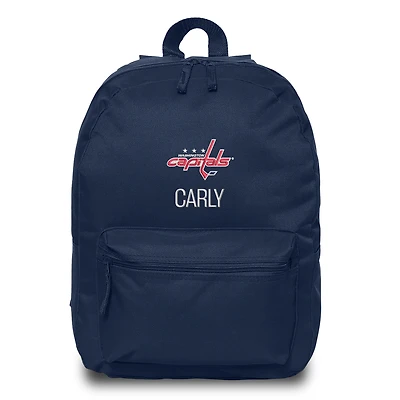 Navy Washington Capitals Personalized Backpack