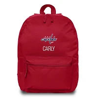 Red Washington Capitals Personalized Backpack