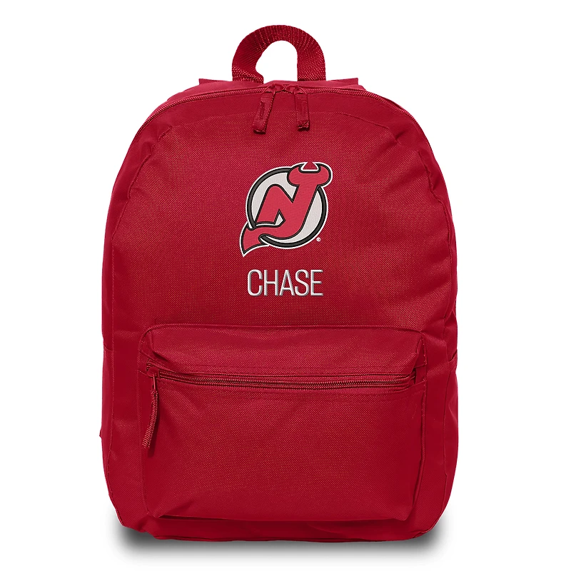 New Jersey Devils Personalized Backpack