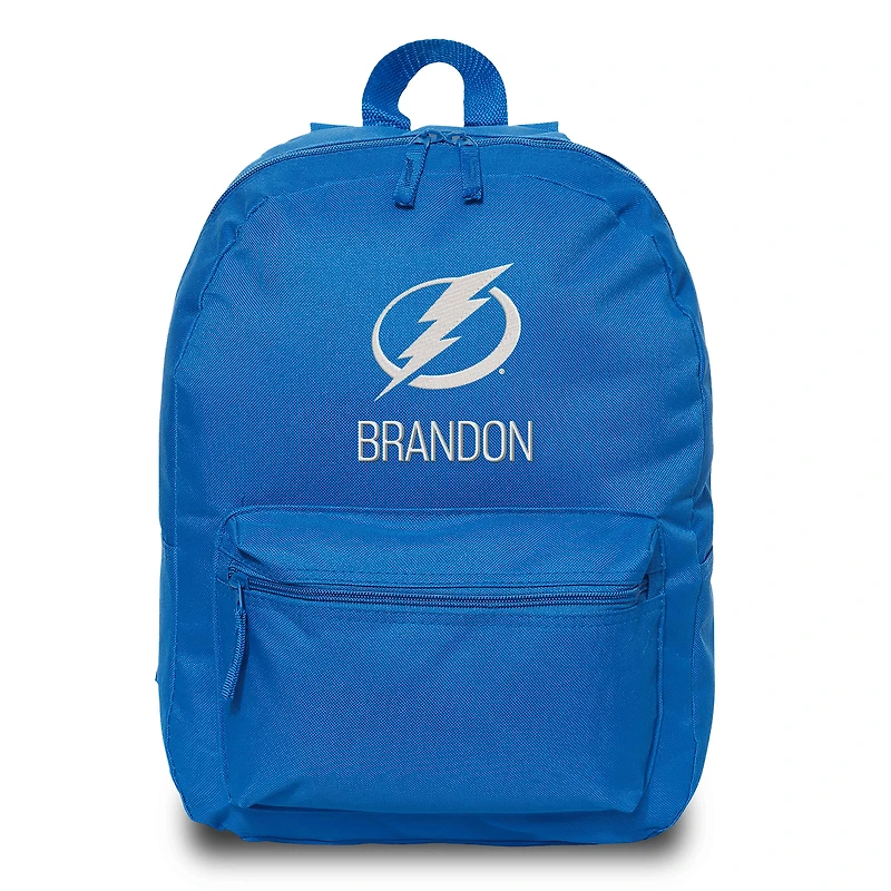 Blue Tampa Bay Lightning Personalized Backpack