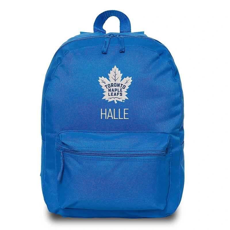 Blue Toronto Maple Leafs Personalized Backpack