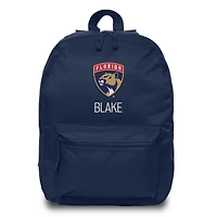 Navy Florida Panthers Personalized Backpack