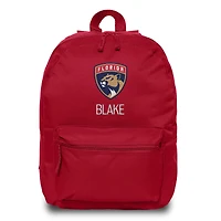 Red Florida Panthers Personalized Backpack