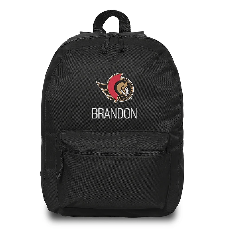 Ottawa Senators Personalized Backpack