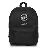 Black NHL Personalized Backpack