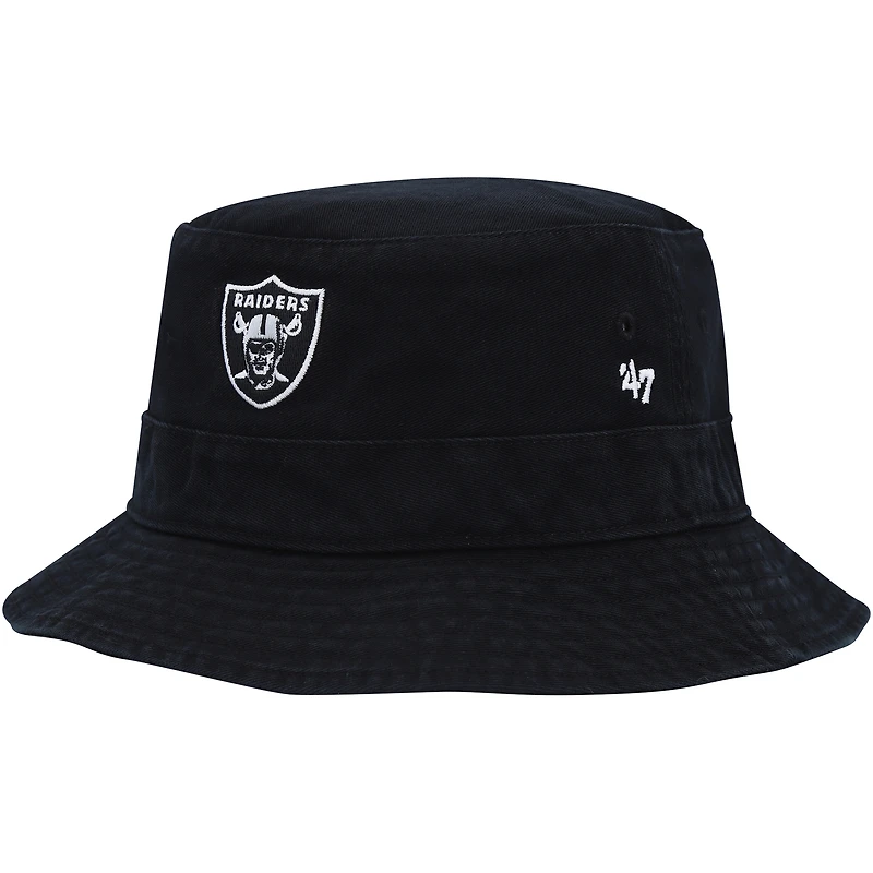 Men's '47 Black Las Vegas Raiders Primary Bucket Hat