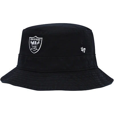 Men's '47 Black Las Vegas Raiders Primary Bucket Hat