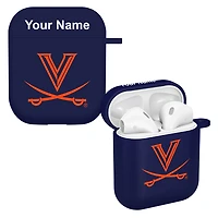 Navy Virginia Cavaliers Personalized AirPods Case Cover