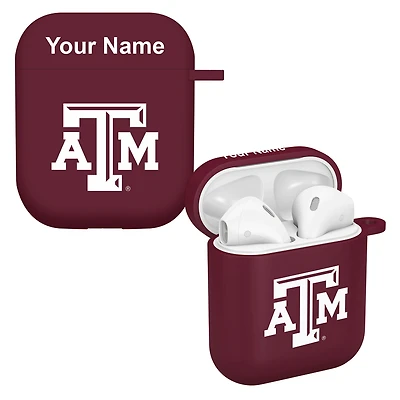 Maroon Texas A&M Aggies Personalized AirPods Case Cover