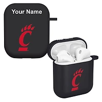 Black Cincinnati Bearcats Personalized AirPods Case Cover