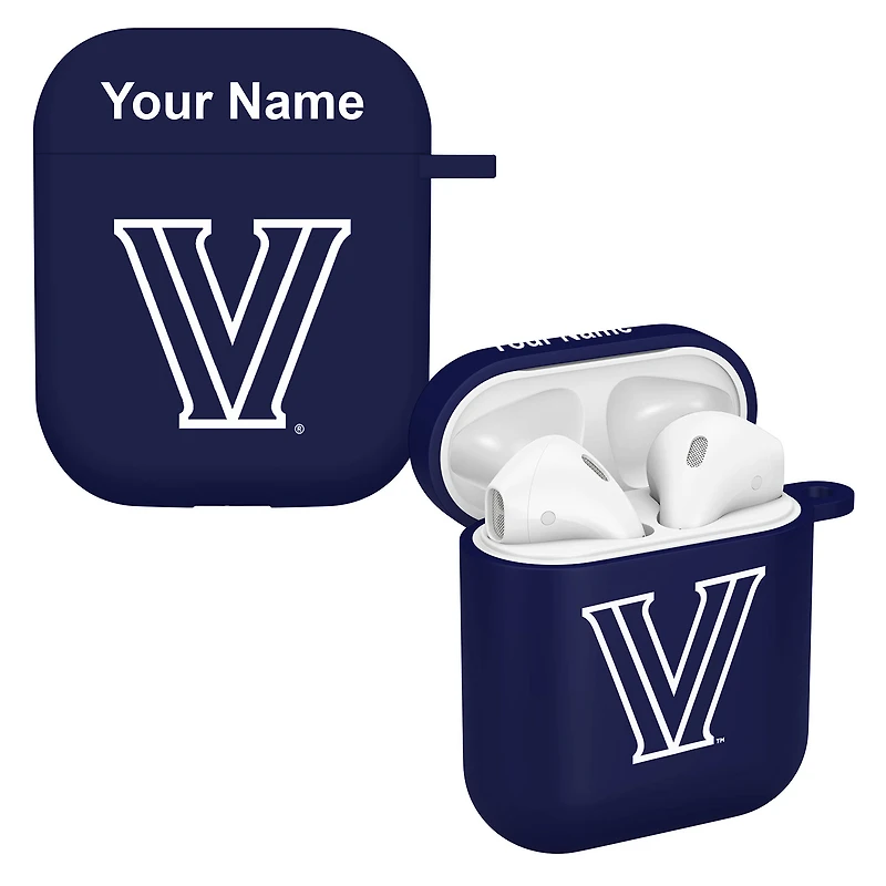 Navy Villanova Wildcats Personalized AirPods Case Cover