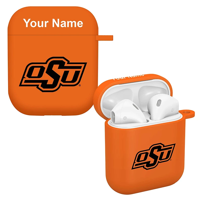 Orange Oklahoma State Cowboys Personalized AirPods Case Cover