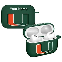 Affinity Bands Miami Hurricanes Personalized AirPods Pro Case Cover