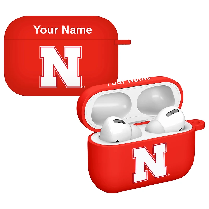 Affinity Bands Nebraska Huskers Personalized AirPods Pro Case Cover