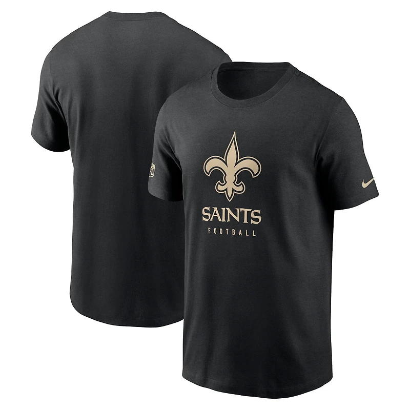 Men's Nike Black New Orleans Saints Sideline Performance T-Shirt
