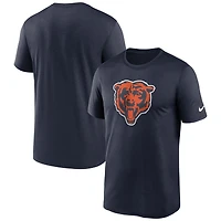 Men's Nike Navy Chicago Bears Primetime Legend Logo Performance T-Shirt