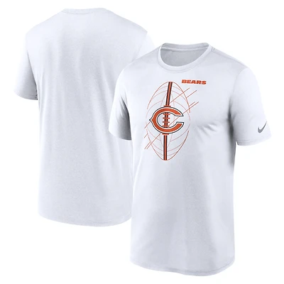 Men's Nike  White Chicago Bears Legend Icon Performance T-Shirt
