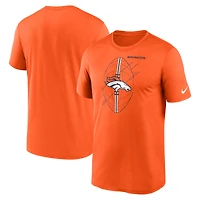 Men's Nike  Orange Denver Broncos Legend Icon Performance T-Shirt