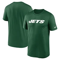 Men's Nike  Green New York Jets Legend Wordmark Performance T-Shirt