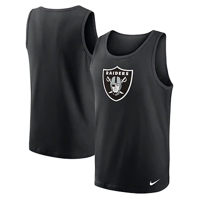 Men's Nike Black Las Vegas Raiders Tri-Blend Tank Top