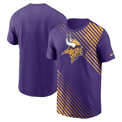 Men's Nike Purple Minnesota Vikings Yard Line Fashion Asbury T-Shirt