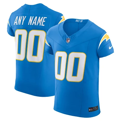 Men's Nike Powder Blue Los Angeles Chargers  Vapor F.U.S.E. Elite Custom Jersey