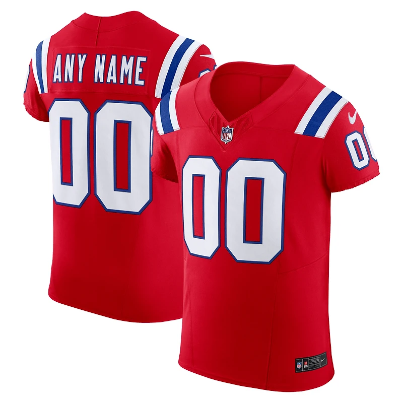 Men's Nike Red New England Patriots Vapor F.U.S.E. Elite Custom Jersey