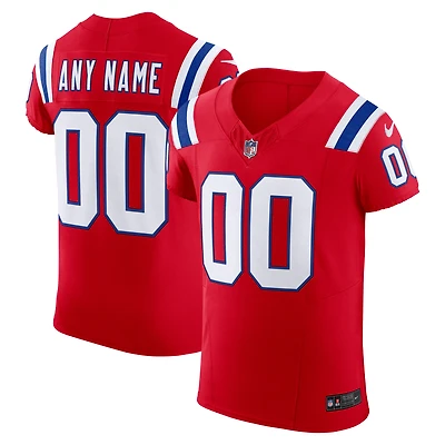 Men's Nike Red New England Patriots Vapor F.U.S.E. Elite Custom Jersey