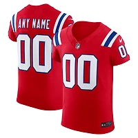 Men's Nike Red New England Patriots Vapor F.U.S.E. Elite Custom Jersey