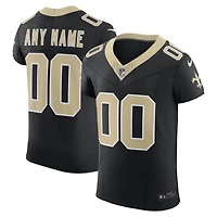 Men's Nike Black New Orleans Saints Vapor F.U.S.E. Elite Custom Jersey