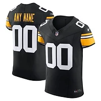 Men's Nike Black Pittsburgh Steelers  Vapor F.U.S.E. Elite Custom Jersey