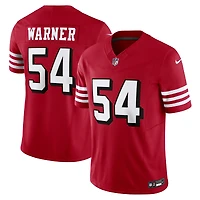 Men's Nike Fred Warner Scarlet San Francisco 49ers Vapor F.U.S.E. Limited Jersey