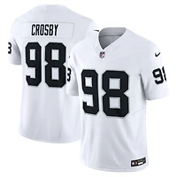 Men's Nike Maxx Crosby White Las Vegas Raiders Vapor F.U.S.E. Limited Jersey