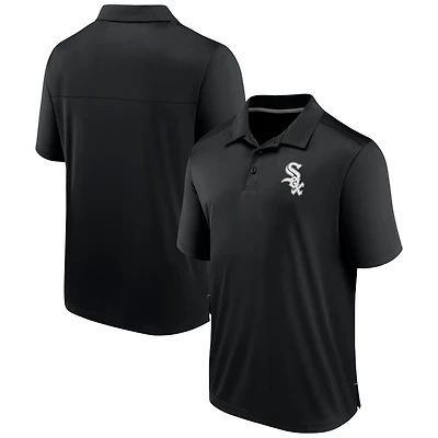 Men's Fanatics Black Chicago White Sox Fitted Polo