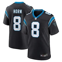 Men's Nike Jaycee Horn Black Carolina Panthers Game Jersey