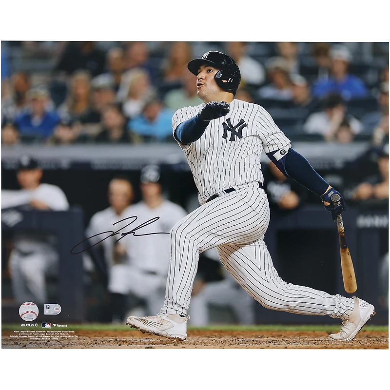 Jose Trevino New York Yankees Autographed 16" x 20" Hitting Photograph