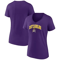 Women's Purple ECU Pirates Campus Team T-Shirt