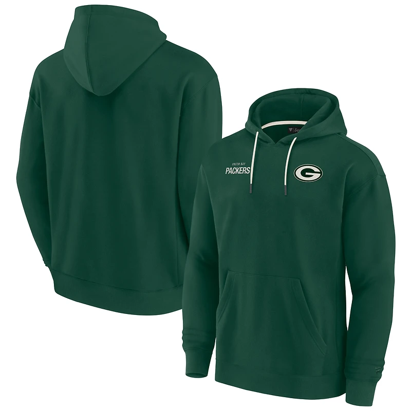 Unisex Fanatics Green Green Bay Packers Elements Super Soft Fleece Pullover Hoodie