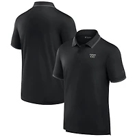 Men's Fanatics Black Washington Commanders Front Office Pique Polo