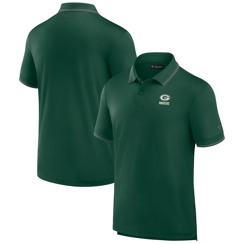 Men's Fanatics Green Green Bay Packers Front Office Pique Polo