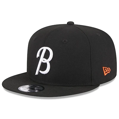 Men's New Era  Black Baltimore Orioles 2023 City Connect 9FIFTY Snapback Adjustable Hat