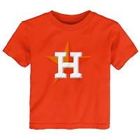 Toddler Orange Houston Astros Team Crew Primary Logo T-Shirt