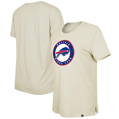 Women's New Era Cream Buffalo Bills 2023 NFL Draft T-Shirt