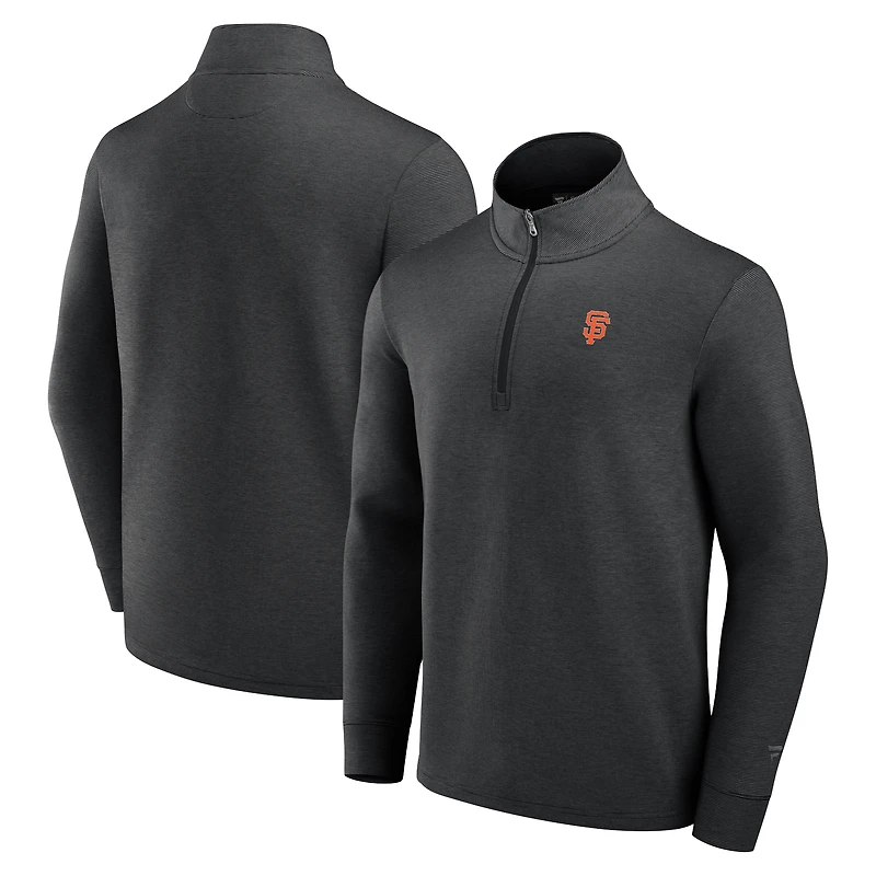 Men's Fanatics Black San Francisco Giants Quarter Zip