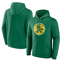 Men's Green Athletics Cooperstown Collection Pullover Hoodie