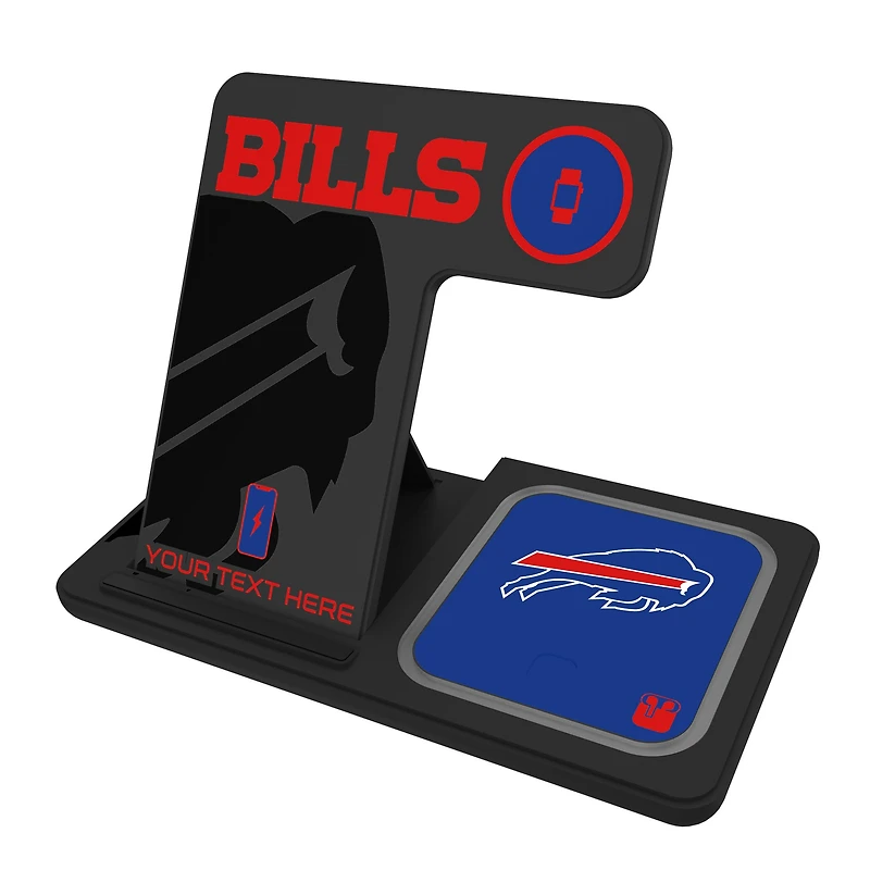 Buffalo Bills Personalized 3-in-1 Charging Station